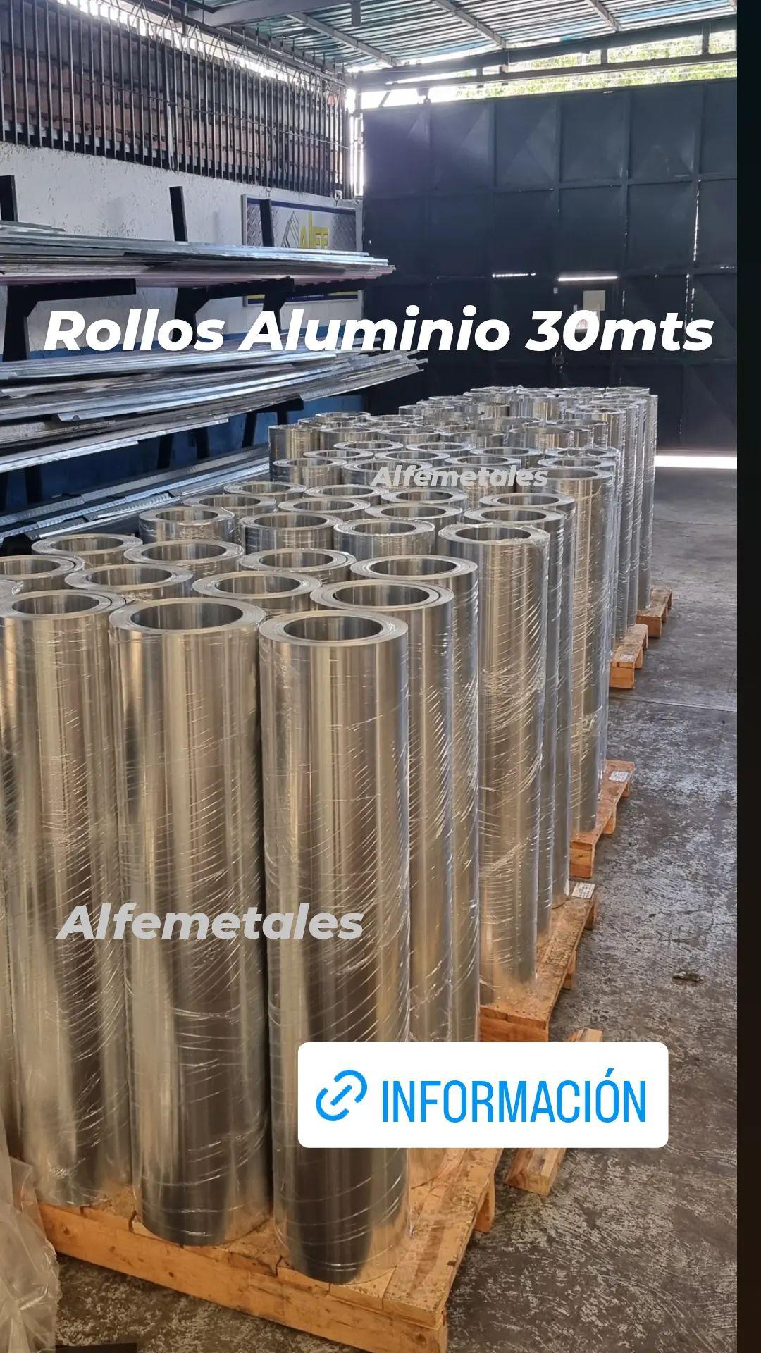 Bobinas de Aluminio 30 mts espesor 05mm